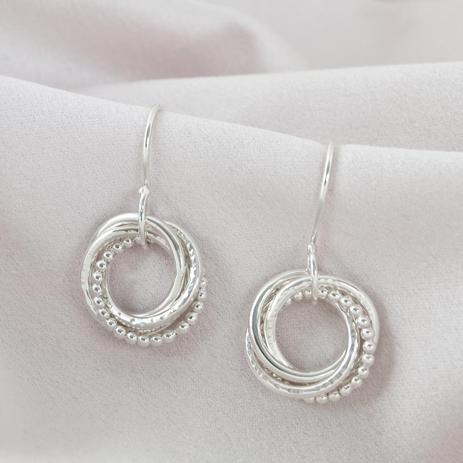 Sterling Silver Knot Earrings