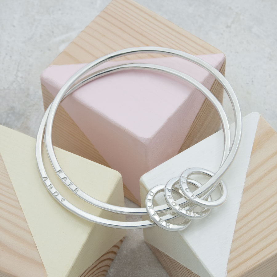My Family Bangle – Mum, Dad and 3 Children
