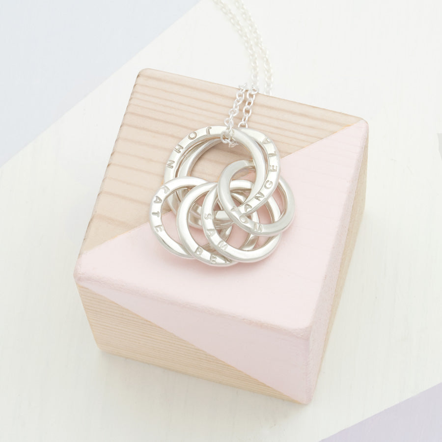 My Family Necklace – Mum, Dad and 4 Children