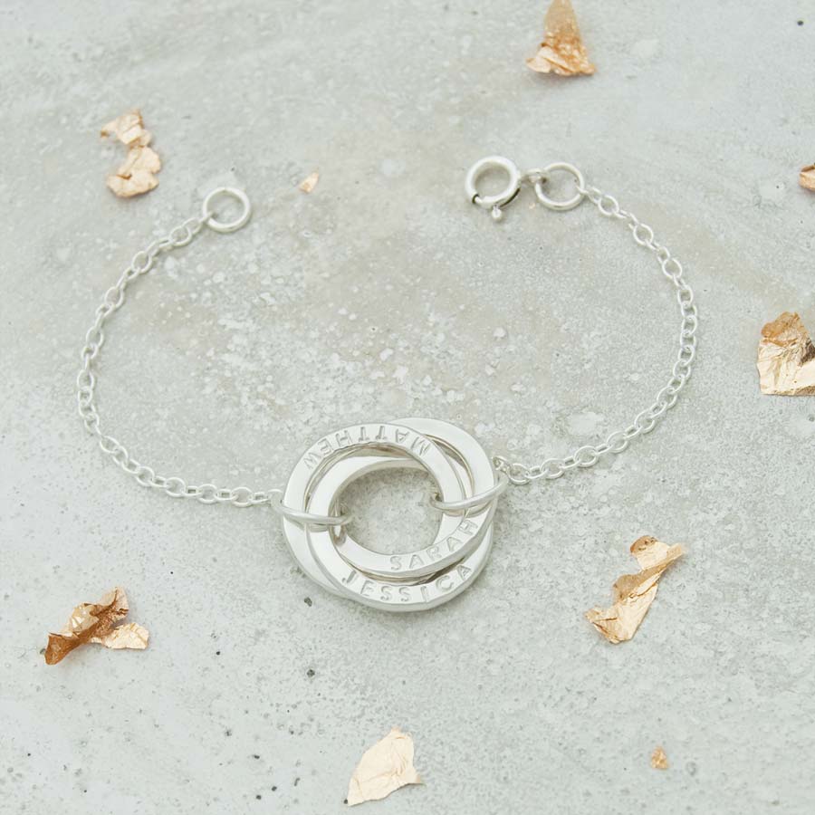 Personalised Russian Ring Bracelet