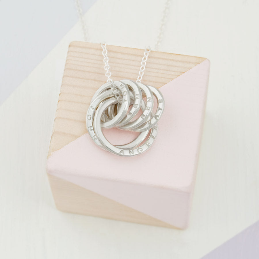 Six shop ring necklace