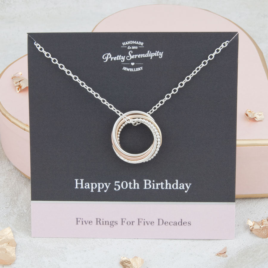 Jewelry for woman's 50th birthday sales