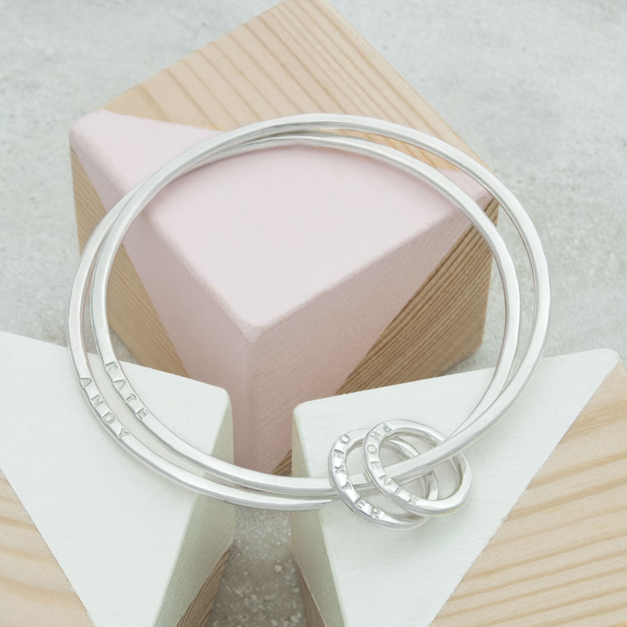 My Family Bangle – Mum, Dad and 2 Children