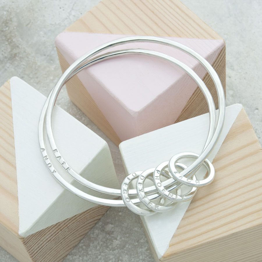 My Family Bangle – Mum, Dad and 4 Children