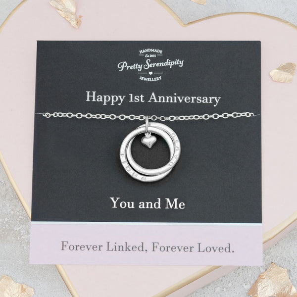 First wedding anniversary jewellery sales